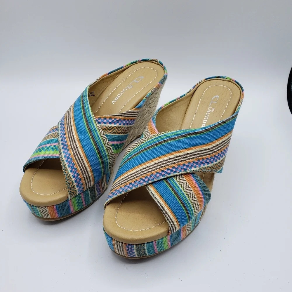 CL By Laundry Drama Espadrille Wedge